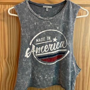 Cropped Made in American top